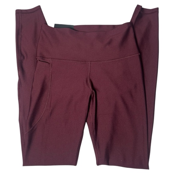 Under Armour Compression High Rise Full Length Legging Size XS Maroon NWT - Picture 1 of 11